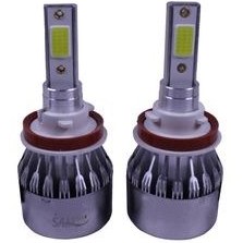 جزئیات کیفیت ساخت و متریال بهکاررفته در هدلایت خودرو سفید یخی U10 سام پایه H11 بسته دو عددی (پرژکتور ال ۹۰و ساندرو)