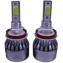 جزئیات کیفیت ساخت و متریال بهکاررفته در هدلایت خودرو سفید یخی U10 سام پایه H11 بسته دو عددی (پرژکتور شاهین)