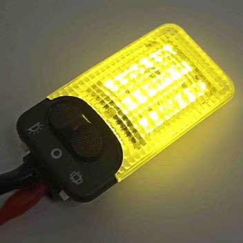 جزئیات کیفیت ساخت و متریال بهکاررفته در چراغ سقف خودرو SMD سمند و دنا لیمویی