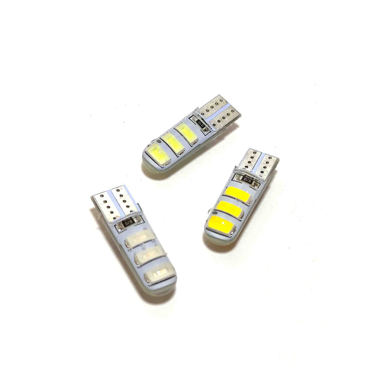 تصویر چراغ خودرو کوچیک آریایی ژله ای 6SMD رنگ بندی(بسته دو عددی) با نورپردازی مناسب و نمای واضح محصول