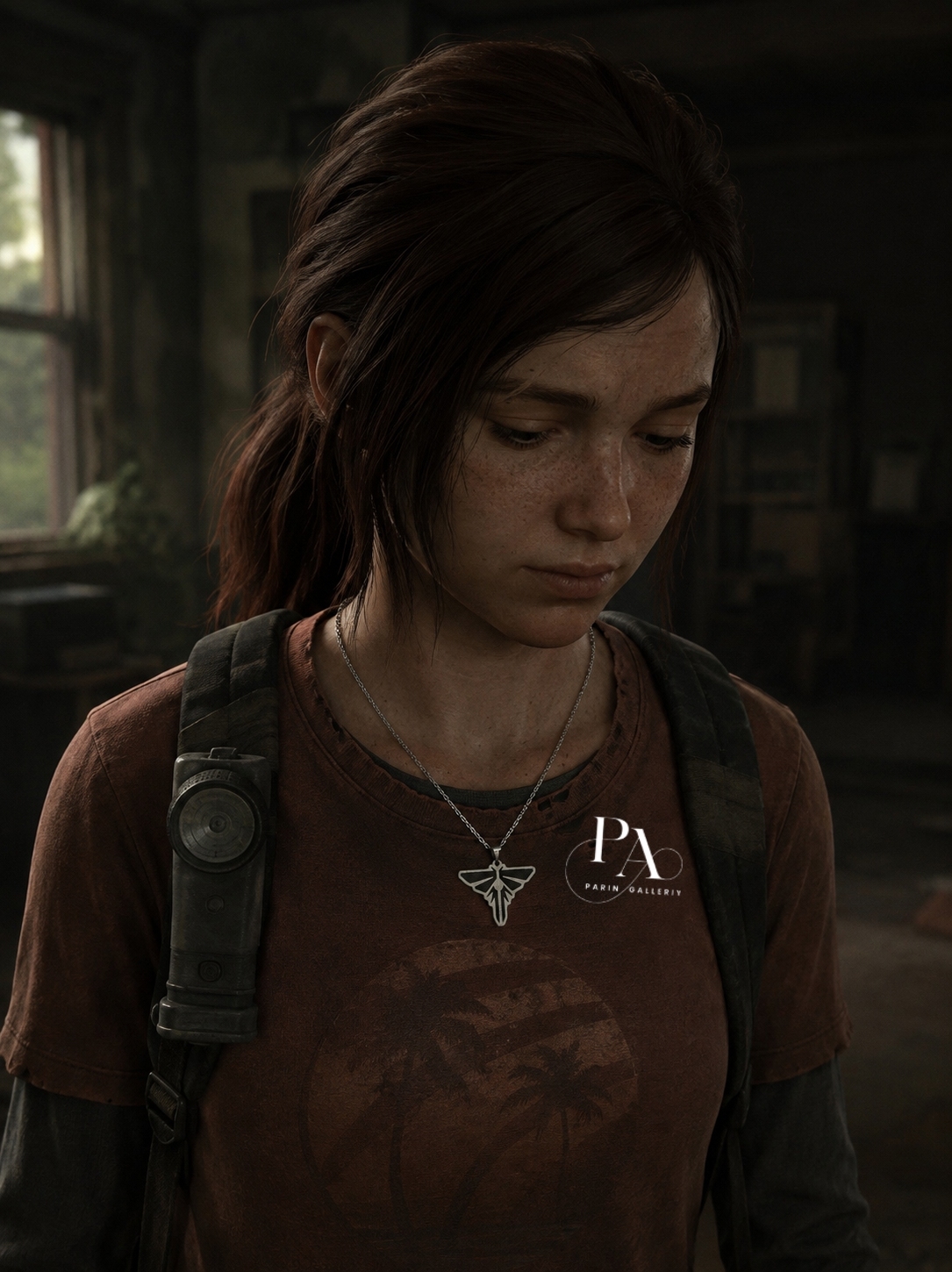 بستهبندی اورجینال گردنبند زینتی زنانه last of us همراه با مشخصات فنی محصول