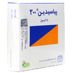 تصویر تخصصی کپسول مکمل پیاسیدین 300 رازک با نمایش ویژگیها و جزئیات فنی
