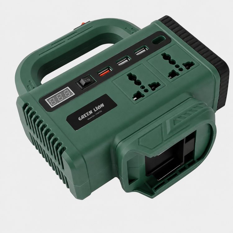 بستهبندی اورجینال پاور استیشن قابل حمل گرین لاین Green Volt 150W با باتری 4000mAh همراه با مشخصات فنی محصول