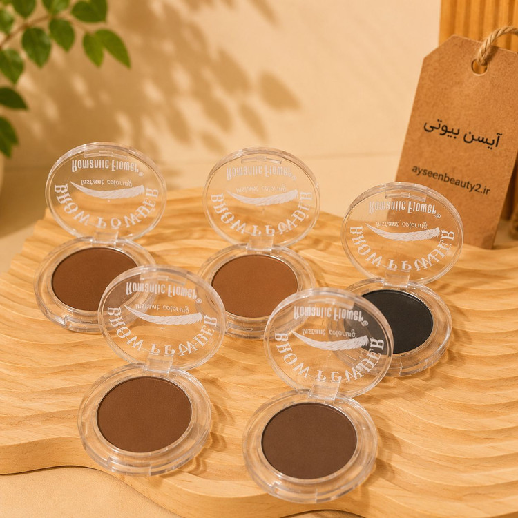 نمای جانبی و طراحی ظاهری سایه ابرو رمانتیک فرم دهنده و پرکننده ابرو (تکی) با رنگبندی جذاب