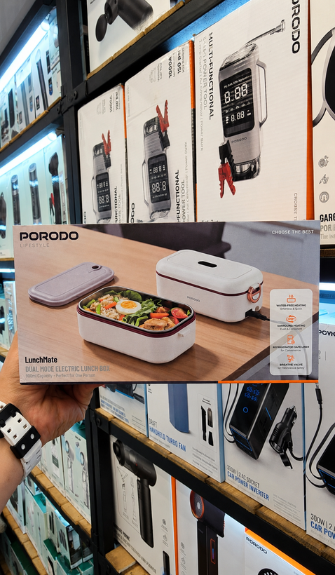 تصویر تخصصی ظرف غذای برقی پرودو مدل LunchMate با نمایش ویژگیها و جزئیات فنی - نمای 6_1