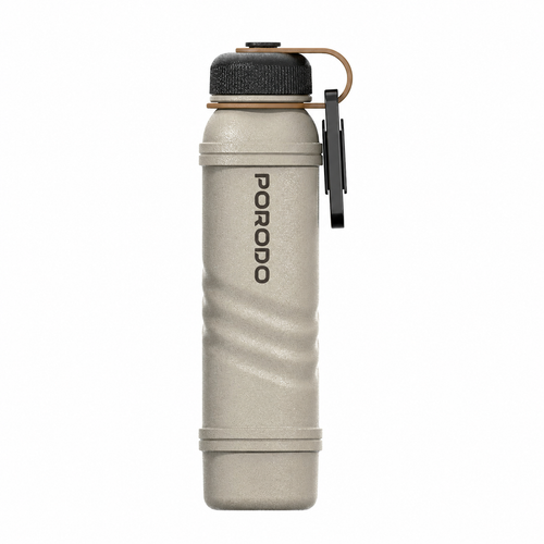 بافت و جنس مواد اولیه پاوربانک شارژی چندکاره پورودو OneGear ظرفیت 5000mAh مدل PDNDC016KH در نمای نزدیک