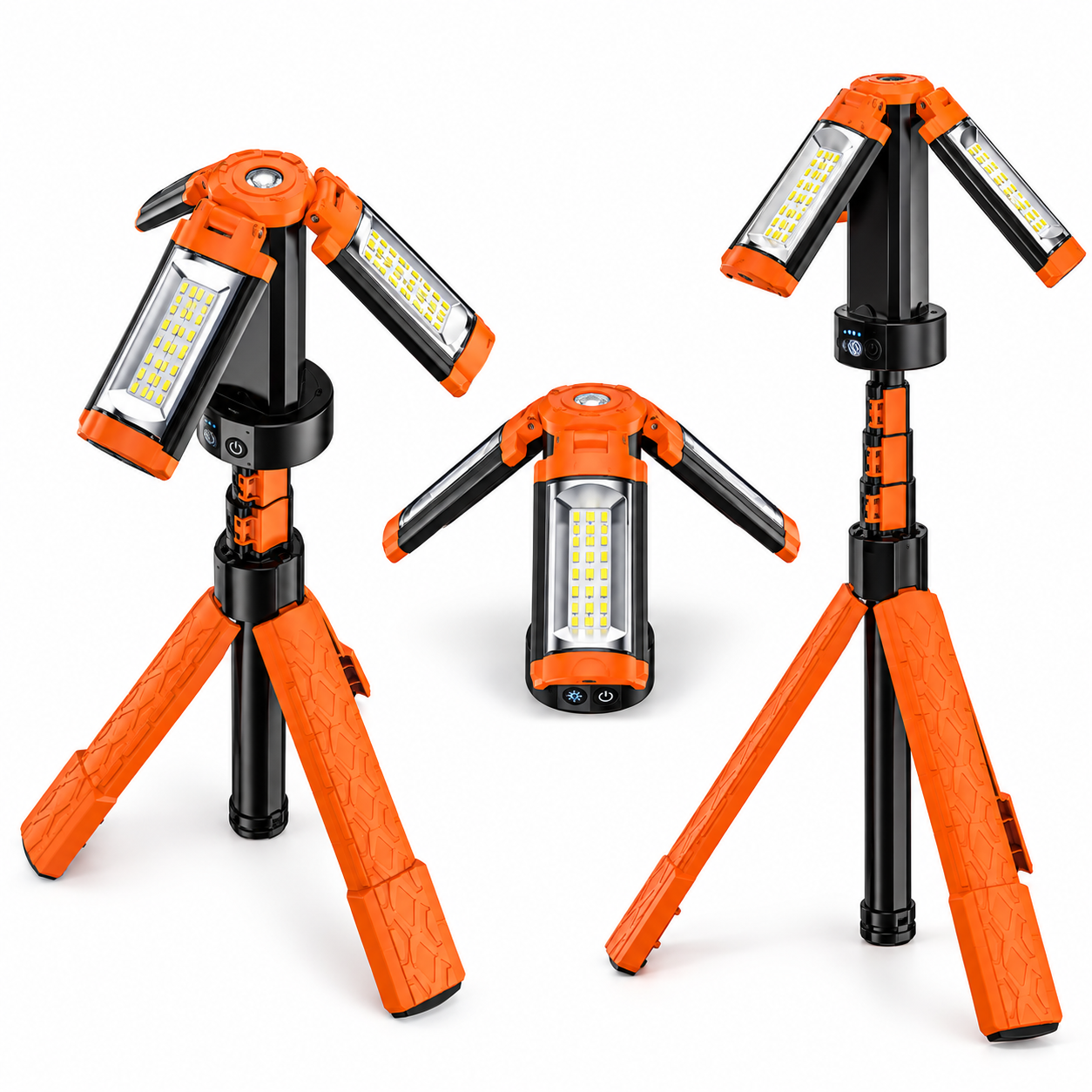 نمای محصول چراغ کمپینگ پایه دار LED Camping light با تمامی جزئیات ظاهری و فنی