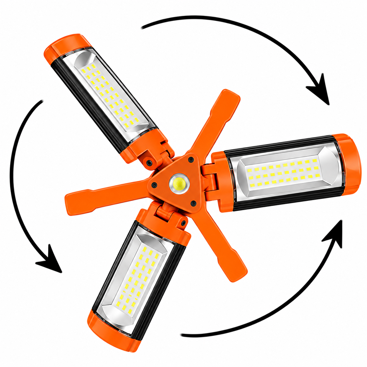 نمای محصول چراغ کمپینگ پایه دار LED Camping light با تمامی جزئیات ظاهری و فنی - نمای 5_1