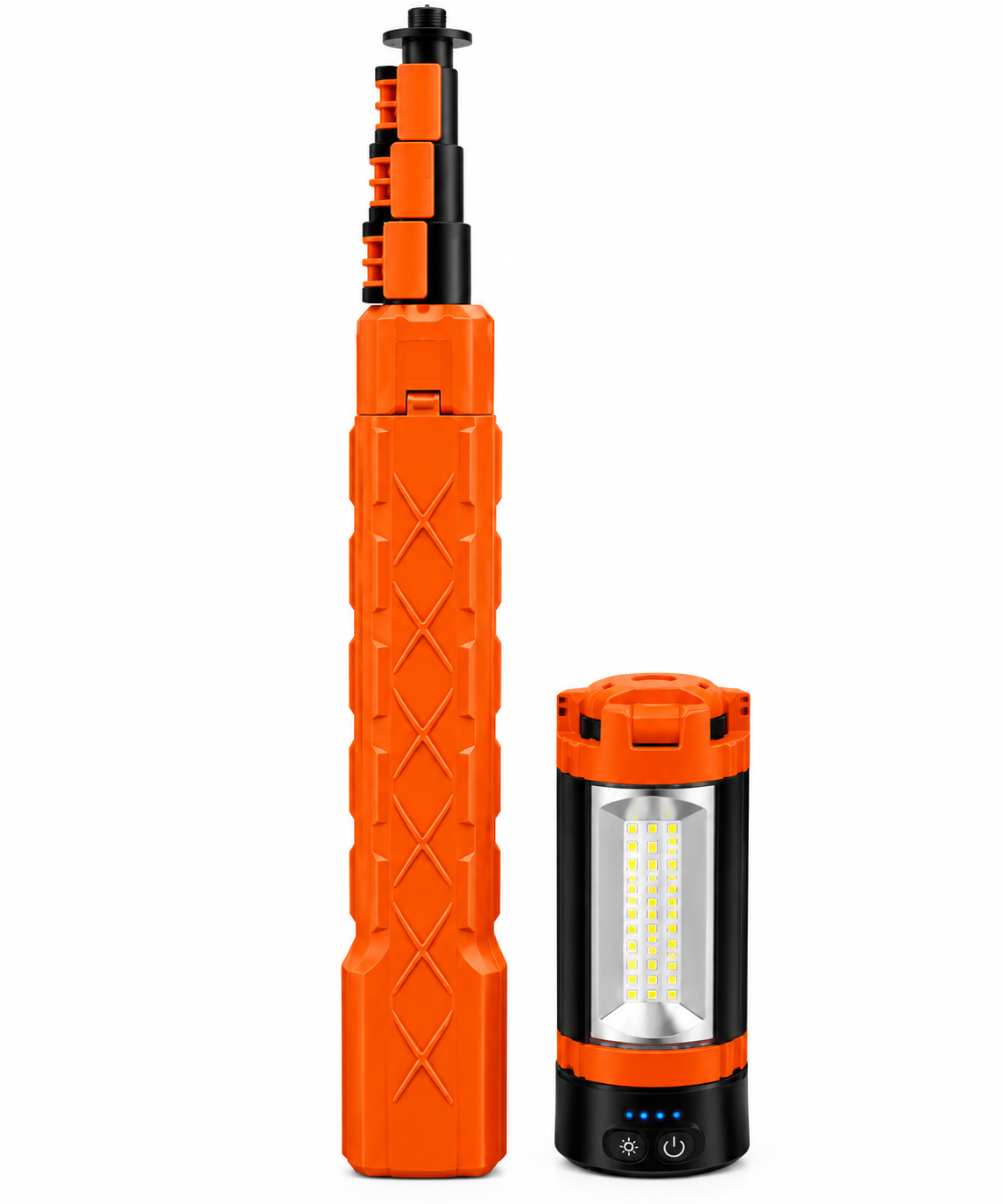 نمای قدی چراغ کمپینگ پایه دار LED Camping light با تمرکز بر طراحی و کارایی محصول - نمای 6_1