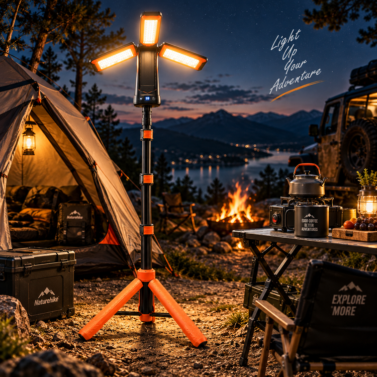 جزئیات کیفیت ساخت و متریال بهکاررفته در چراغ کمپینگ پایه دار LED Camping light - نمای 7_1
