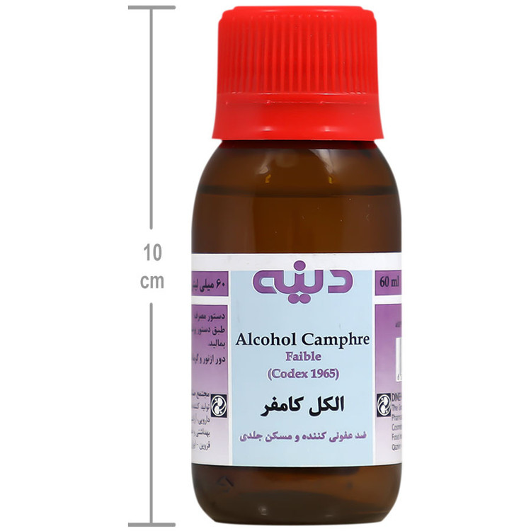 جزئیات کیفیت ساخت و متریال بهکاررفته در الکل کامفر دینه