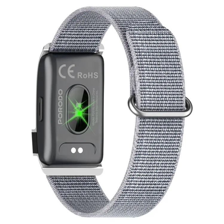 تصویر دستبند هوشمند پرودو Trackfit Pro با نمایشگر و اپلیکیشن ضد آب IP68 با نورپردازی مناسب و نمای واضح محصول - نمای 11_1