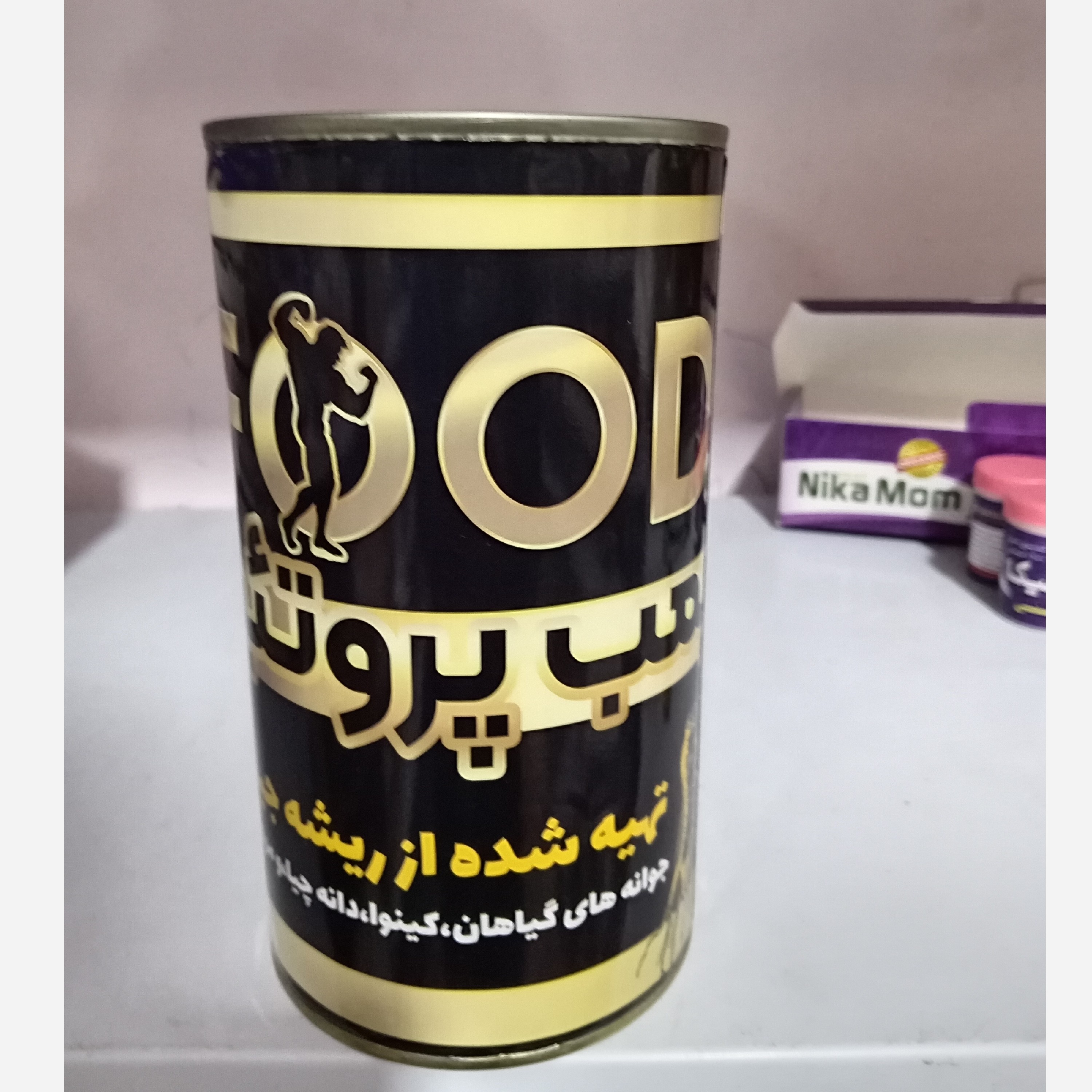 بستهبندی اورجینال مکمل گیاهی ورزشی بدن 1 کیلو اصل همراه با مشخصات فنی محصول