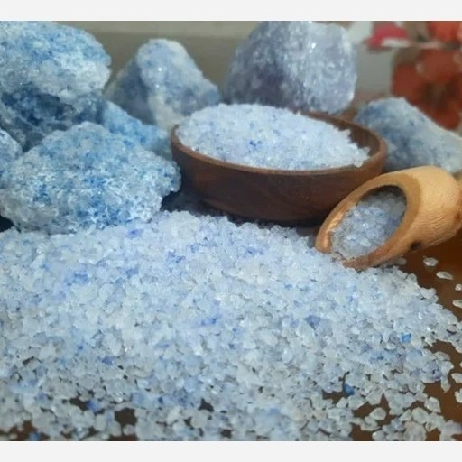 نمای جانبی و طراحی ظاهری نمک آبی تنظیمی 500 گرم با رنگ‌بندی جذاب