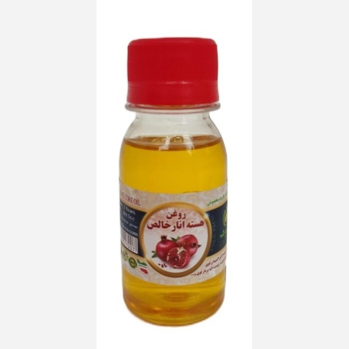 جزئیات کیفیت ساخت و متریال به‌کاررفته در روغن گیاهی هسته انار 60 میل
