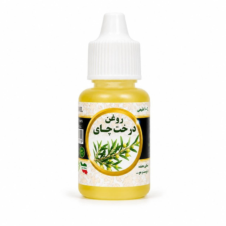 جزئیات کیفیت ساخت و متریال بهکاررفته در روغن گیاهی درخت چای 20 میل
