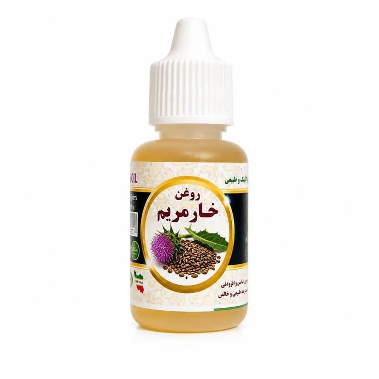 جزئیات کیفیت ساخت و متریال بهکاررفته در روغن گیاهی خار مریم 20 میل