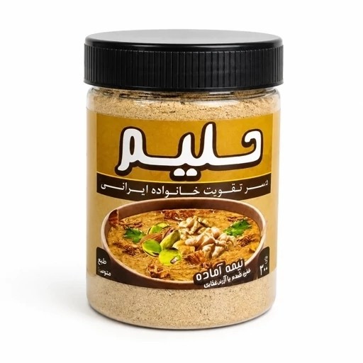 جزئیات کیفیت ساخت و متریال بهکاررفته در حلیم نیمه آماده مکمل گیاهی