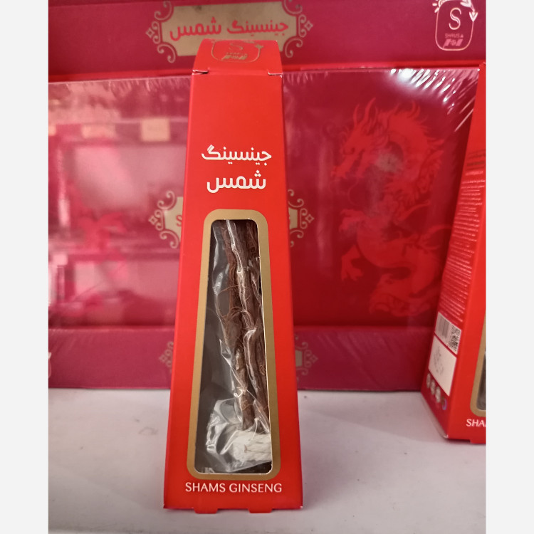 تصویر تخصصی جینسینگ شمس اصل با نمایش ویژگیها و جزئیات فنی