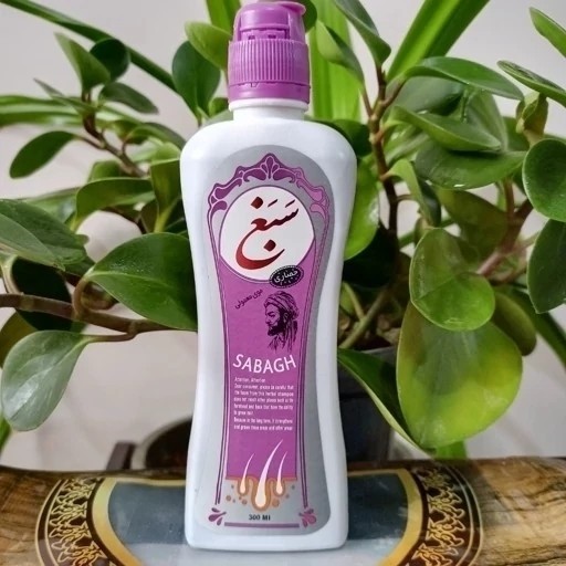 نمای جانبی و طراحی ظاهری شامپو سبغ حصاری برای موهای معمولی با رنگ‌بندی جذاب