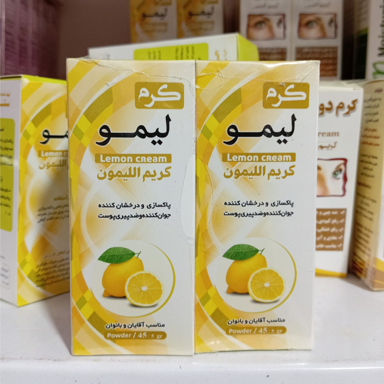 تصویر کرم گیاهی لیمو لایه بردار نیکا با نورپردازی مناسب و نمای واضح محصول