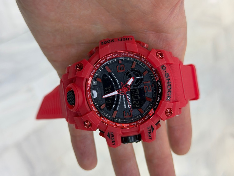 جزئیات کیفیت ساخت و متریال بهکاررفته در ساعتمچی پرطرفدار ساعت جی شاک دیجیتال دو زمانه - نمای 49_1