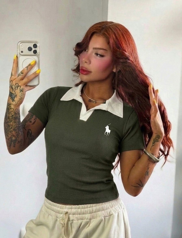 جزئیات کیفیت ساخت و متریال بهکاررفته در پلوشرت ترند polo زنانه