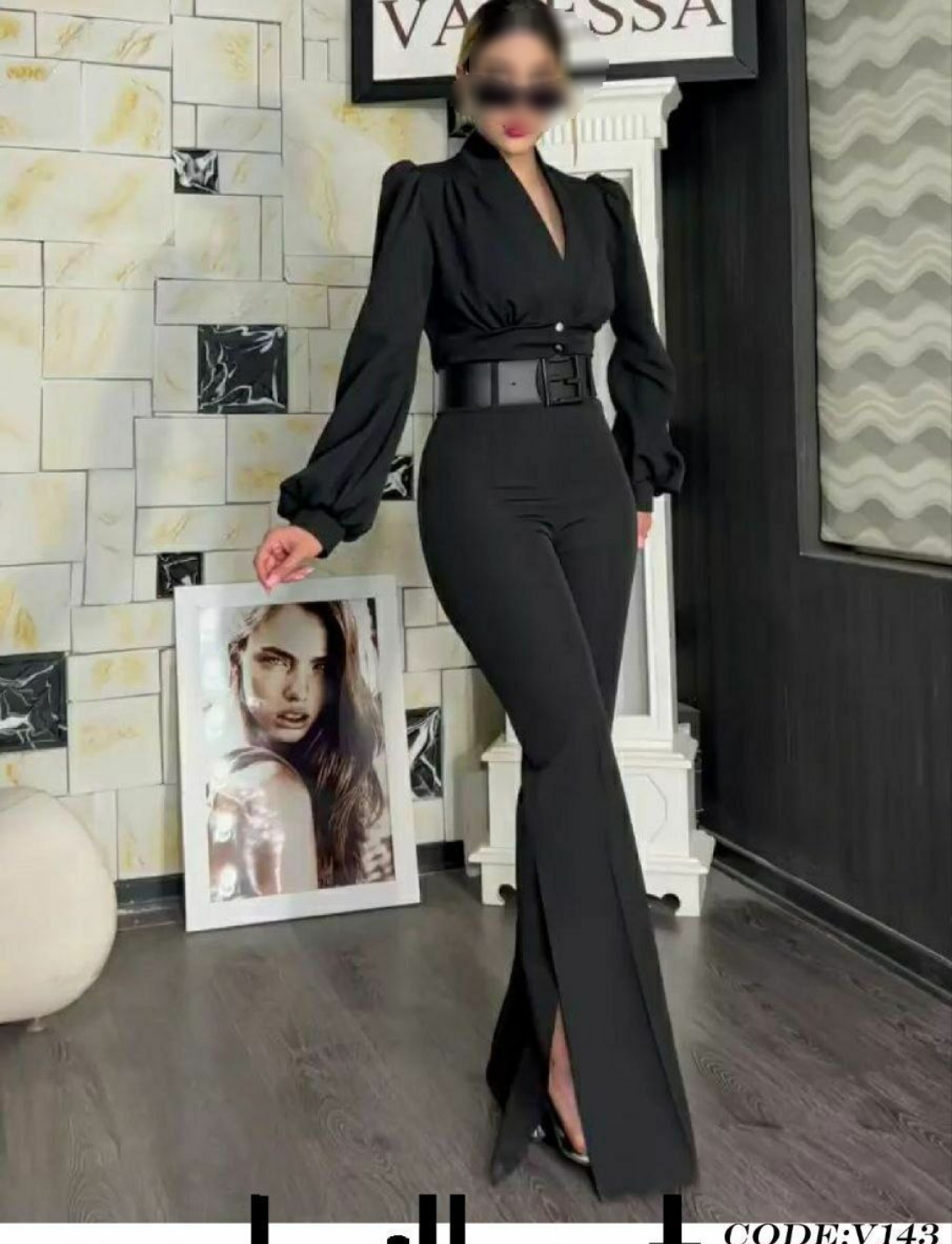 جزئیات کیفیت ساخت و متریال به‌کاررفته در سرهمی بغل چاکدار مجلسی زنانه