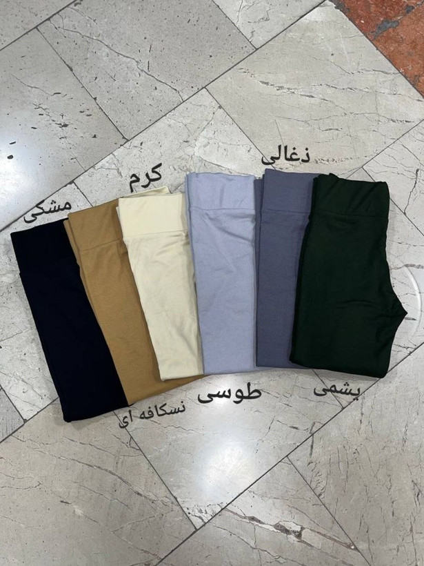 تصویر تخصصی لگ کمر گنی کبریتی پنبه زنانه با نمایش ویژگیها و جزئیات فنی - نمای 9_1