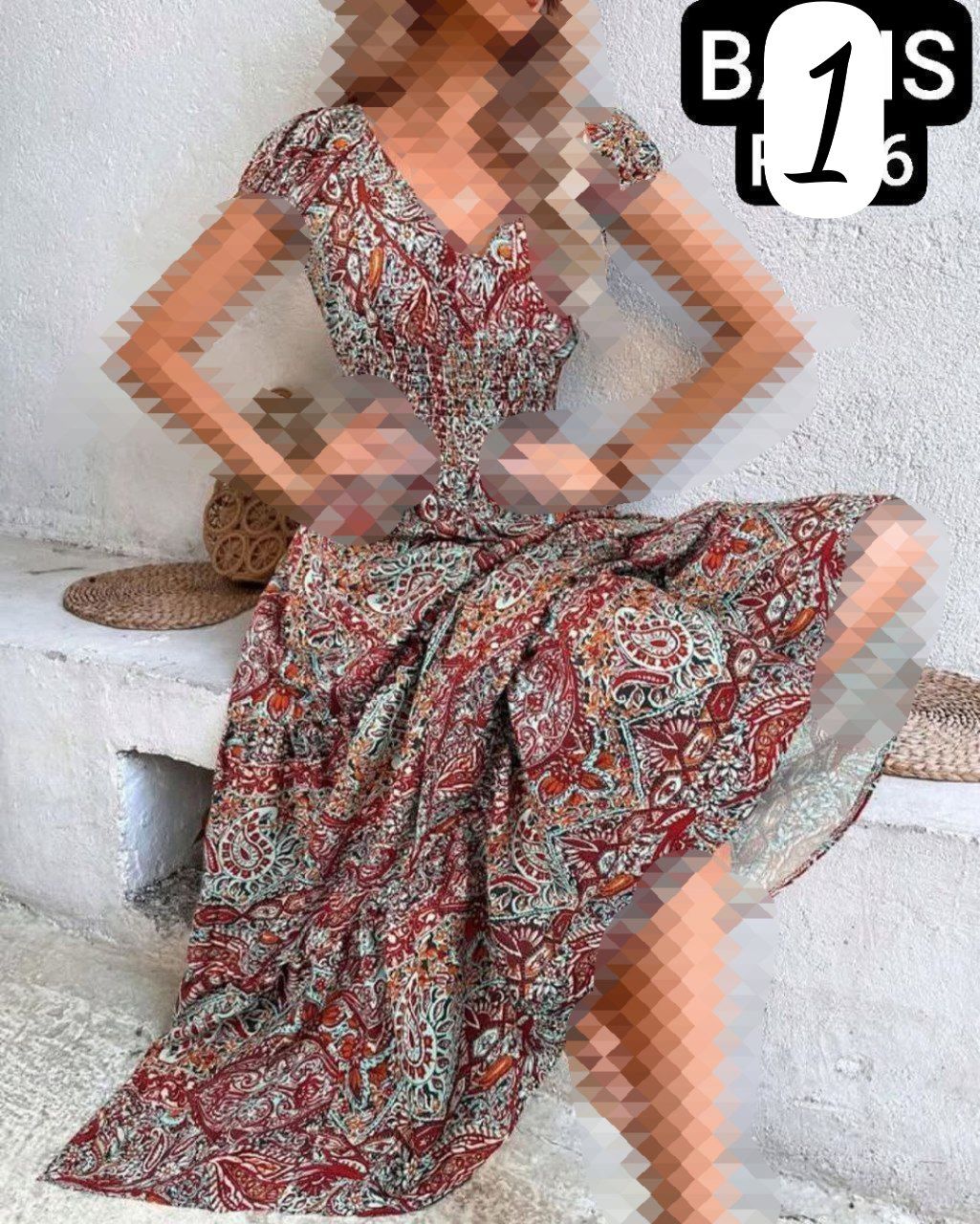بسته‌بندی اورجینال پیراهن خواب زنانه لاکچری گریشه همراه با مشخصات فنی محصول