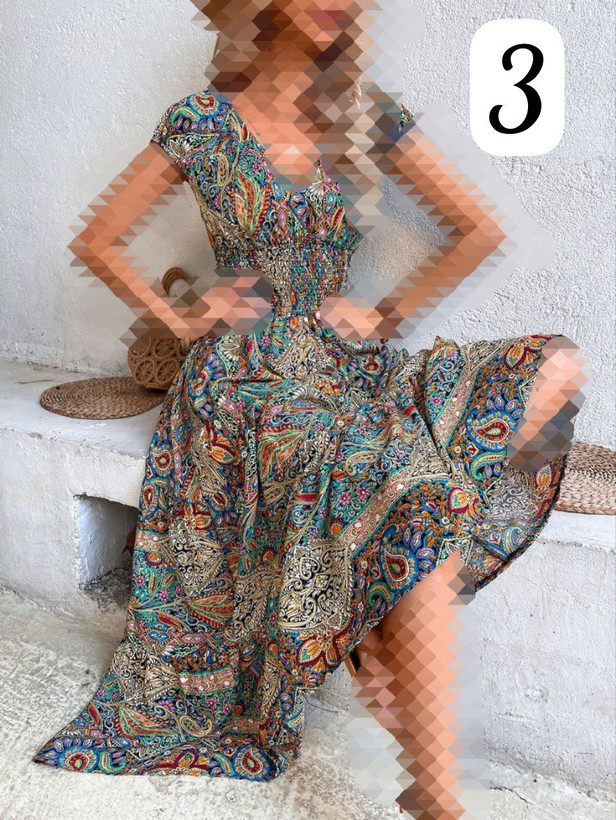 تصویر تخصصی پیراهن خواب زنانه لاکچری گریشه با نمایش ویژگیها و جزئیات فنی