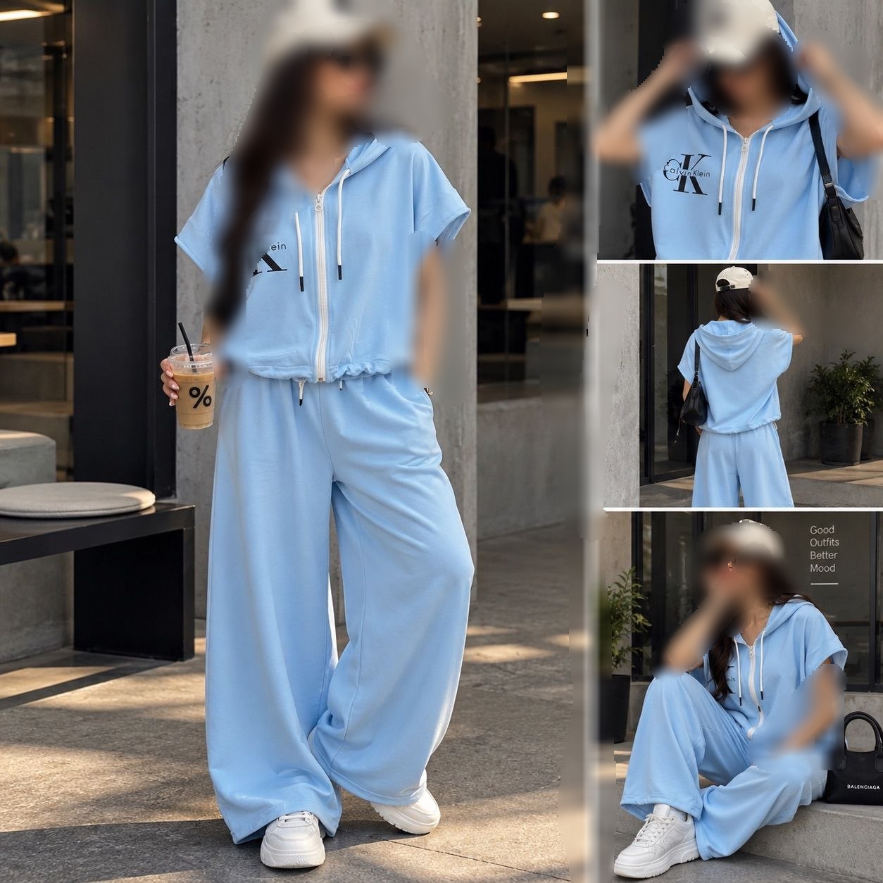 تصویر تخصصی ست وست و جاگر CK زنانه با نمایش ویژگیها و جزئیات فنی