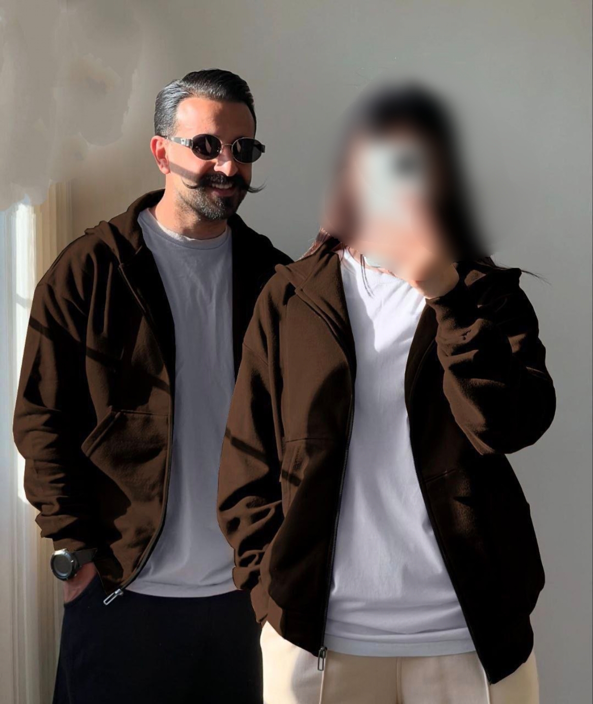 تصویر تخصصی سویشرت بیسیک کاپلی با نمایش ویژگیها و جزئیات فنی