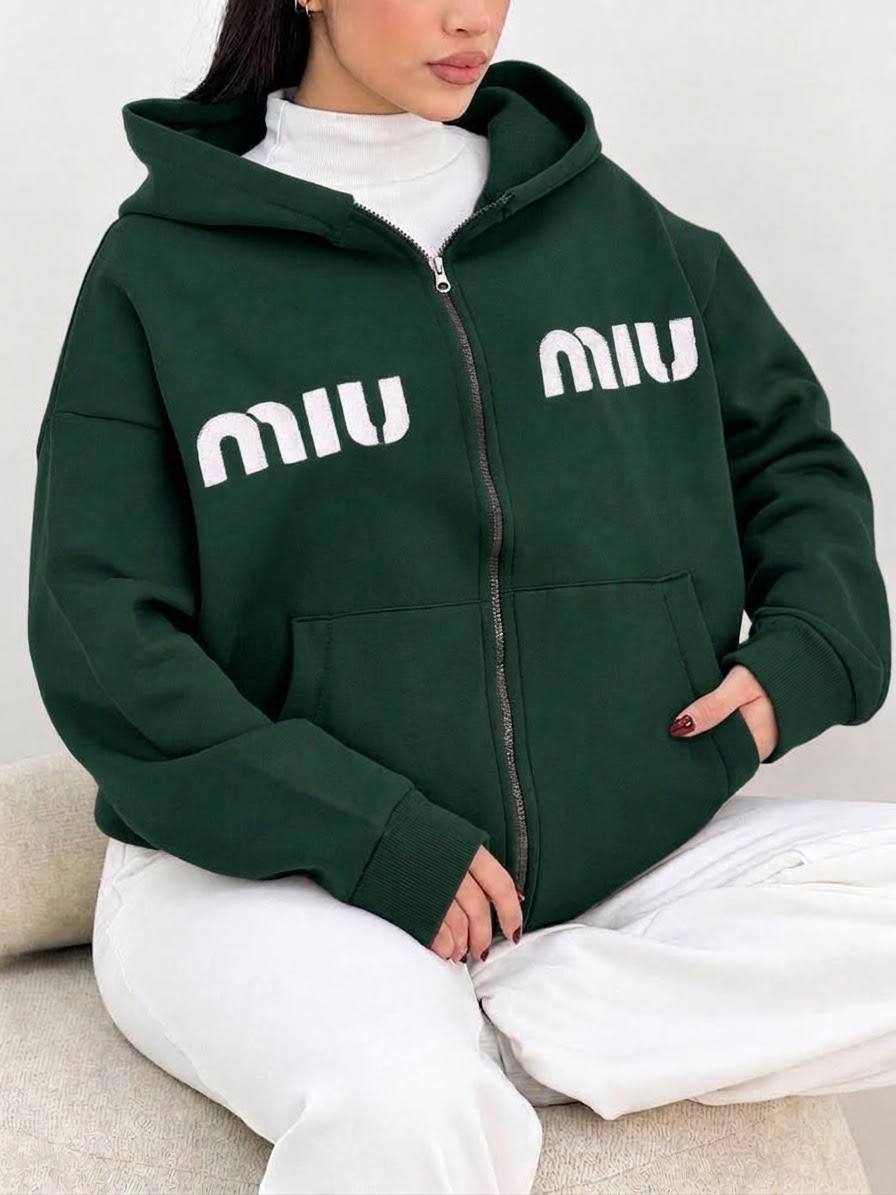 طراحی مدرن و استاندارد سویشرت miumiu زنانه پاییزه در نمای کامل - نمای 8_1