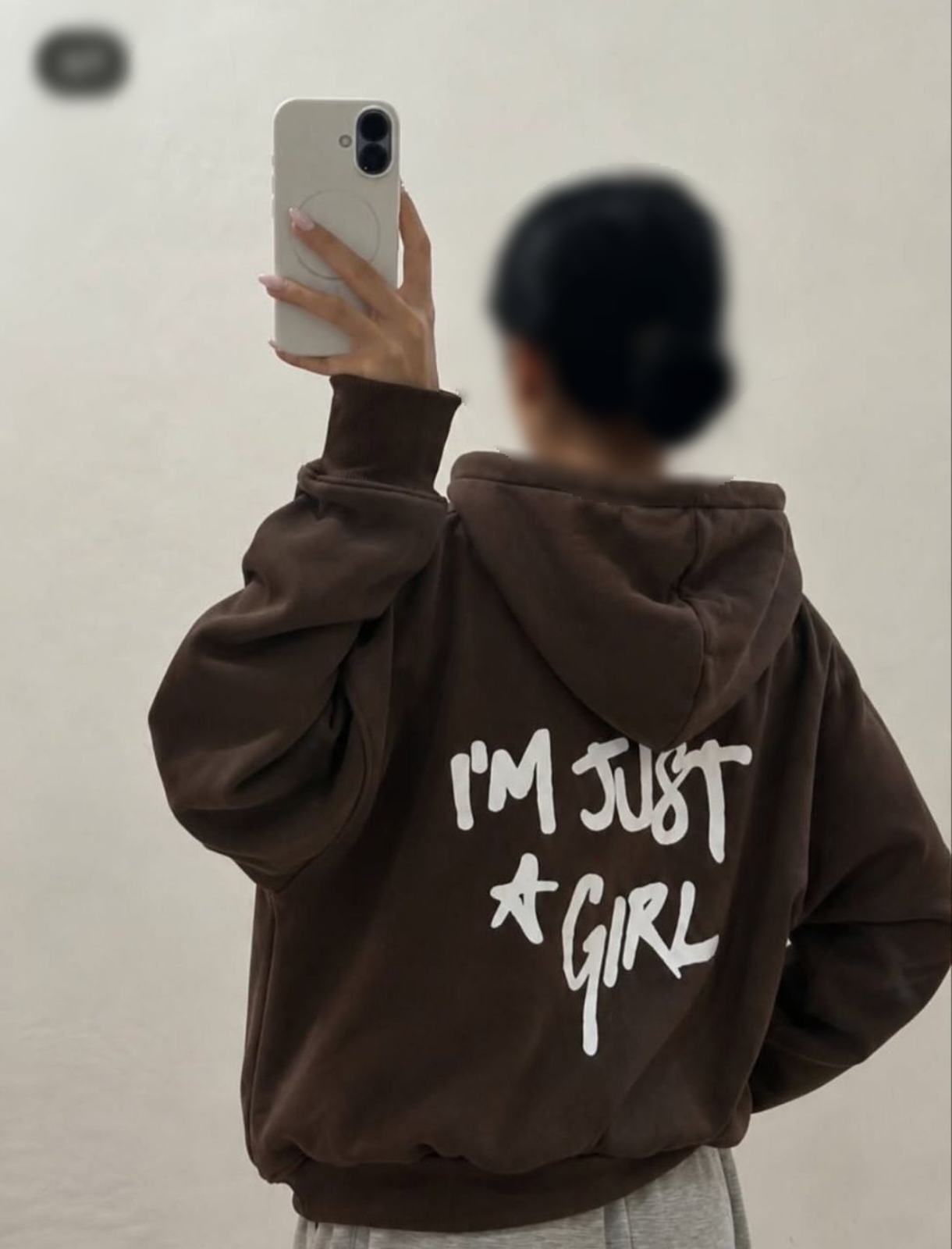 بستهبندی اورجینال سویشرت بیسیک پاییزه “I’M JUST A GIRL” دخترانه همراه با مشخصات فنی محصول - نمای 5_1