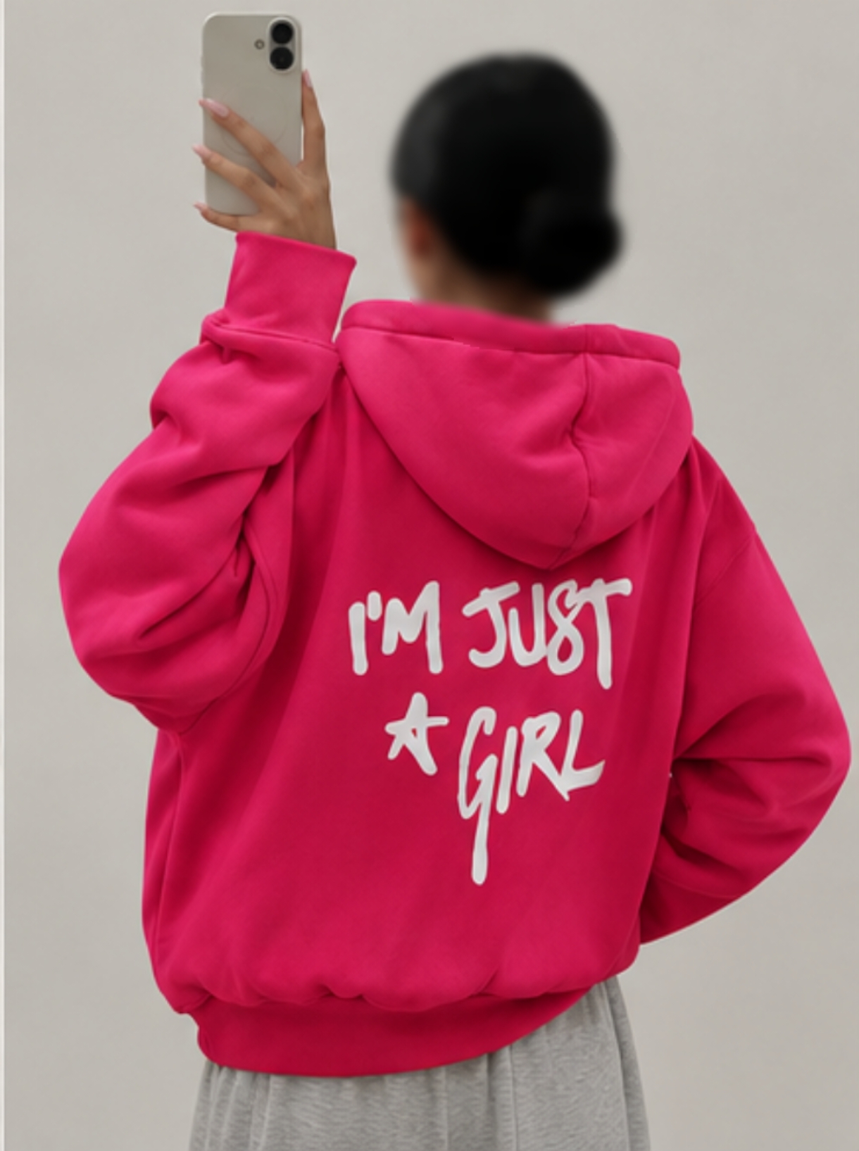 بستهبندی اورجینال سویشرت بیسیک پاییزه “I’M JUST A GIRL” دخترانه همراه با مشخصات فنی محصول - نمای 9_1