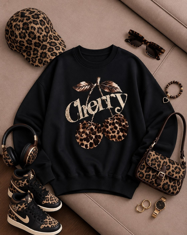 بستهبندی اورجینال دورس داخل کرک یقه گرد Cherry همراه با مشخصات فنی محصول - نمای 6_1