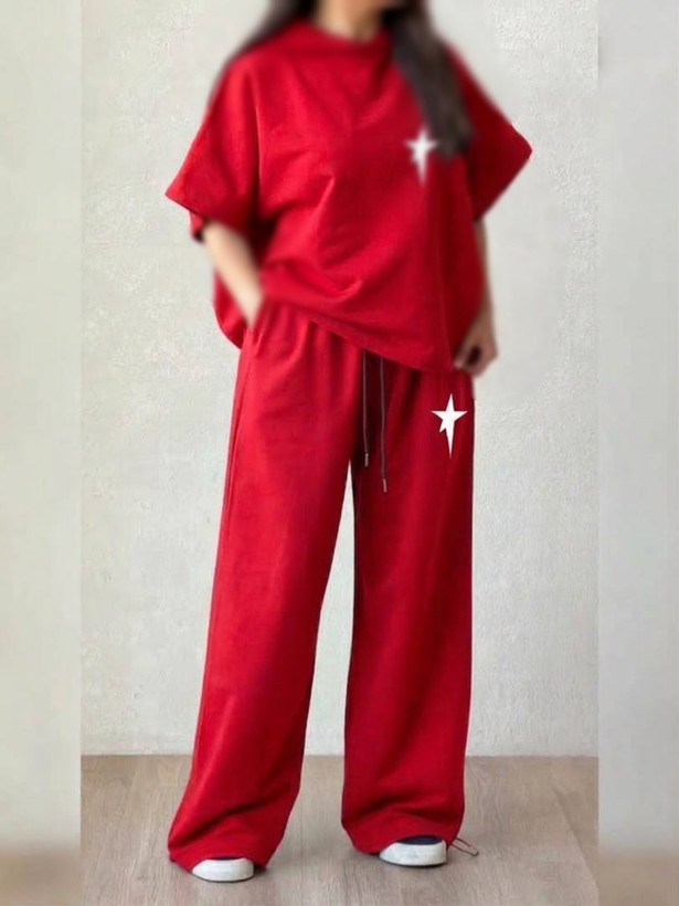 جزئیات دقیق قطعات و اجزای وست و شلوار بگ دوکاره STAR پاییزه در نمای ماکرو - نمای 12_1