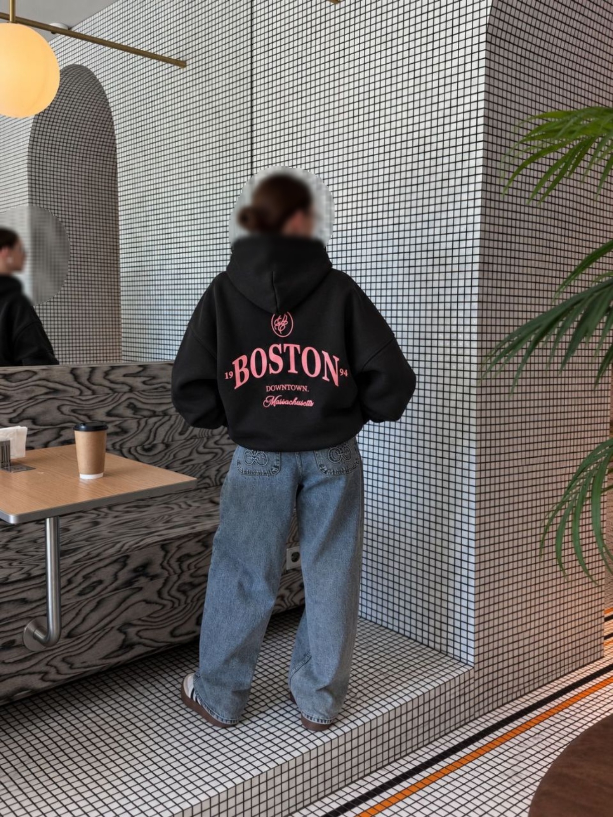 جزئیات کیفیت ساخت و متریال بهکاررفته در هودی جیب کانگورویی زنانه BOSTON - نمای 19_1