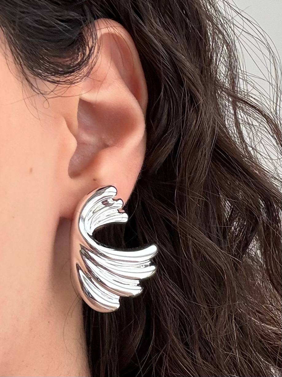 گوشواره تکی مینیمال ۱۱۰۲۵ | طرح شیک و ضد حساسیت