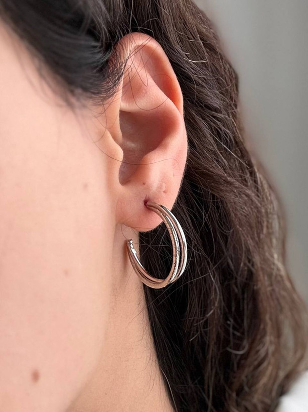 گوشواره تکی مینیمال ۱۱۰۷۵ | طرح شیک و ضد حساسیت