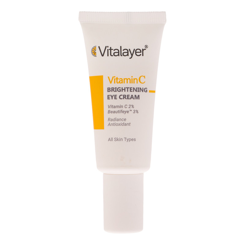 طراحی مدرن و استاندارد کرم دور چشم ویتالیر مدل Vitamin C حجم 20 میلی لیتر در نمای کامل