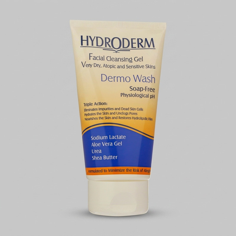 جزئیات کیفیت ساخت و متریال به‌کاررفته در ژل شست‌وشوی صورت هیدرودرم مدل Very Dry Skin وزن 150 گرم